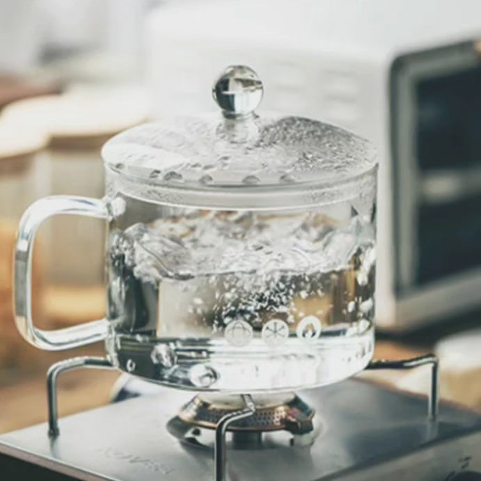 Avelena | Glas hitzebeständiger Kochtopf