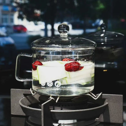 Avelena | Glas hitzebeständiger Kochtopf