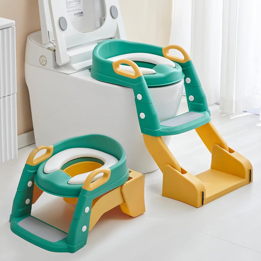 Avelena | 2 in 1 Toiletten-Töpfchen-Trainer-Sitz mit einer Leiter