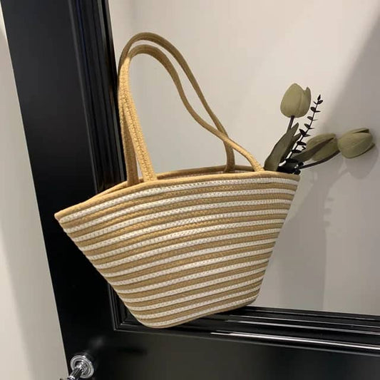 Avelena | Strohgewebte Tasche-