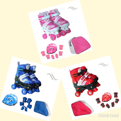 Avelena | Skate Schuhe und Schutzausrüstung Set