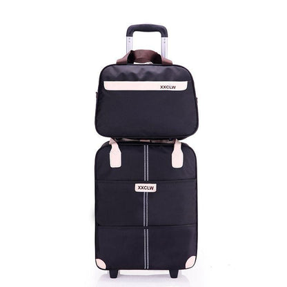Avelena | 2 in 1 Reisetaschen Trolley-Taschen Handgepäck Taschen