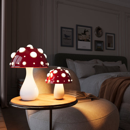 Avelena | LumiFungi – Luxe LED Tischlampe mit Stimmungsvollem Pilz-Design und Dimmbares Licht