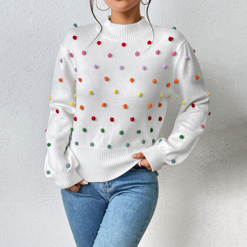 Avelena | Gemütlicher verzierter Sweatshirt für Frauen