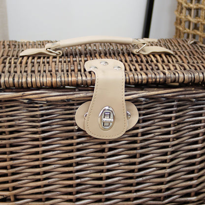 Avelena | Antique Wash Wicker Chest Hamper