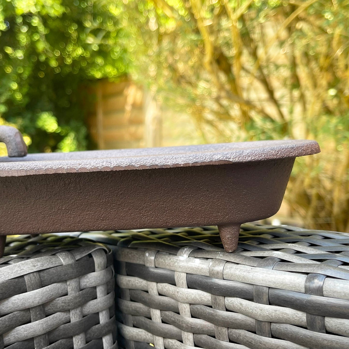Avelena | Bath Tub Cast Iron Garden Bird Feeder