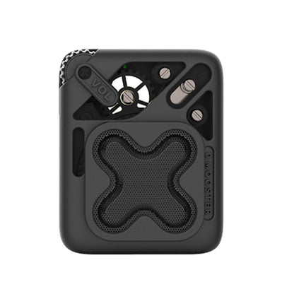 Avelena | D MOOSTER D16 Tragbarer HiFi Bluetooth 5.3 Lautsprecher, Unterstützt TF-Karte (Schwarz)