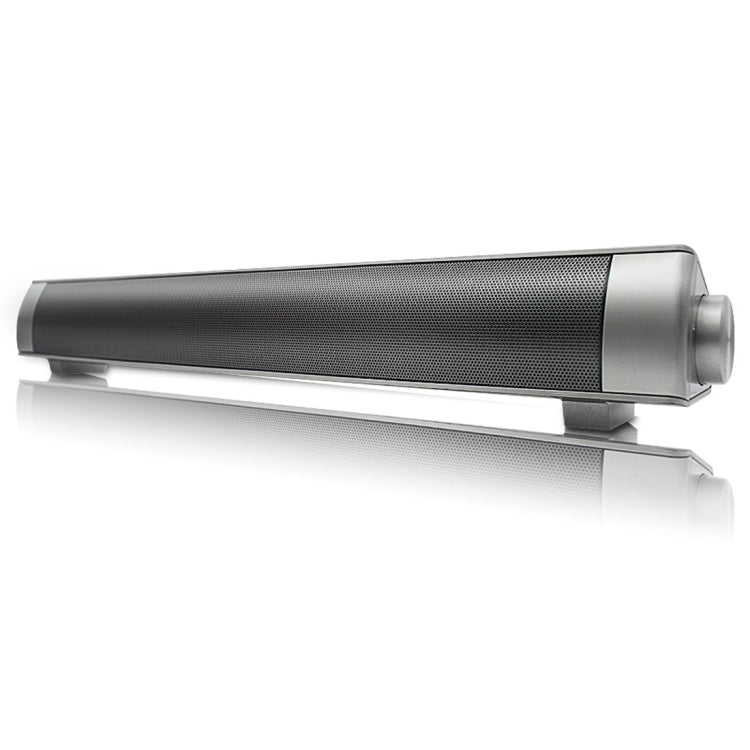 Avelena | Soundbar LP-08 (CE0150) USB MP3 Player 2.1CH Bluetooth Kabelloser Lautsprecher (Silber)