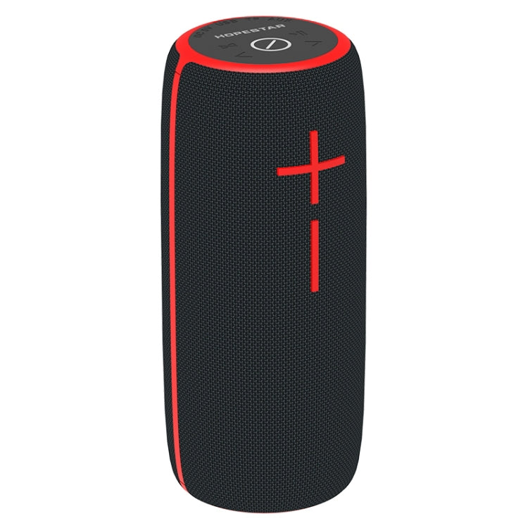 Avelena | HOPESTAR P21 TWS Tragbarer Outdoor Wasserdichter Gewebter Texturierter Bluetooth Lautsprecher, Unterstützt Freisprechfunktion & U-Disk & TF-Karte & 3,5 mm AUX & FM (Schwarz)