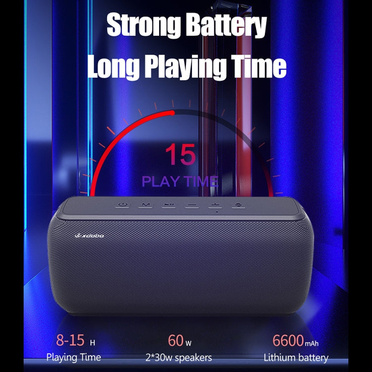 Avelena | XDOBO X8 60W Wireless Bluetooth Lautsprecher Outdoor Subwoofer Unterstützung TWS & TF Karte (Rot)