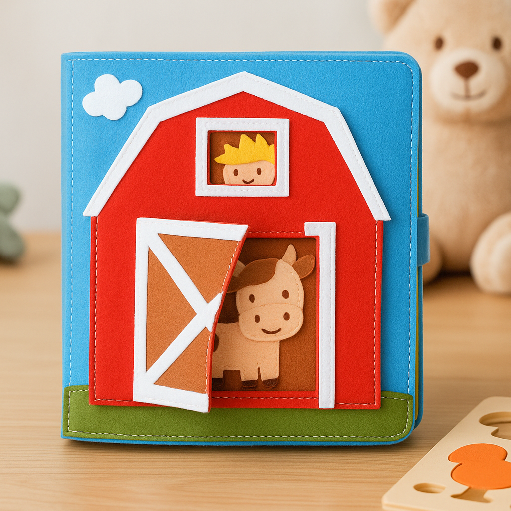 Avelena | Quiet Book Sensory Stoffspielzeug Montessori Lernen