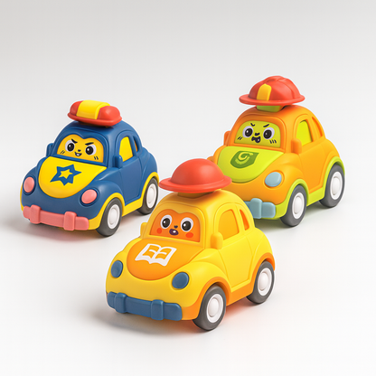 Avelena | Spielzeugautos Kunststoff Bildungsfahrzeug Spielset