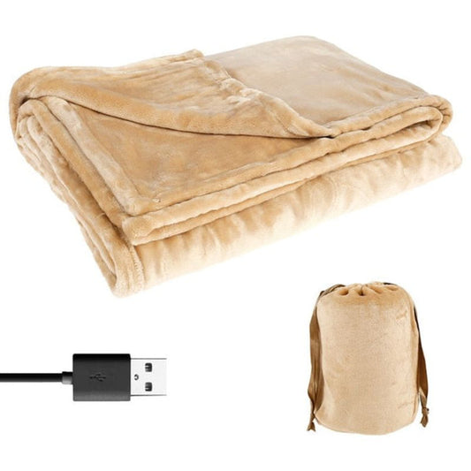 Avelena | kabelloses elektrisches Heizblanket | USB wiederaufladbare Fleece-Heizdecke