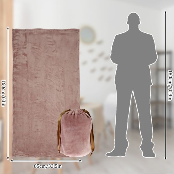 Avelena | kabelloses elektrisches Heizblanket | USB wiederaufladbare Fleece-Heizdecke