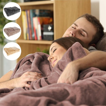Avelena | kabelloses elektrisches Heizblanket | USB wiederaufladbare Fleece-Heizdecke