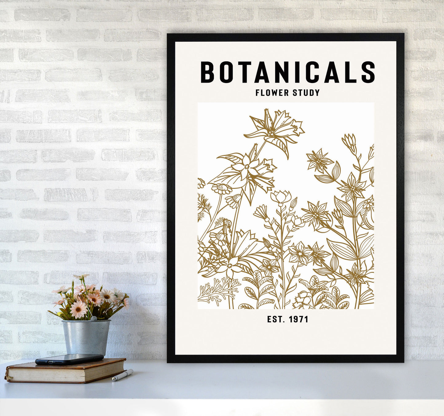 Avelena | Botanicals Flower Study II Kunstdruck