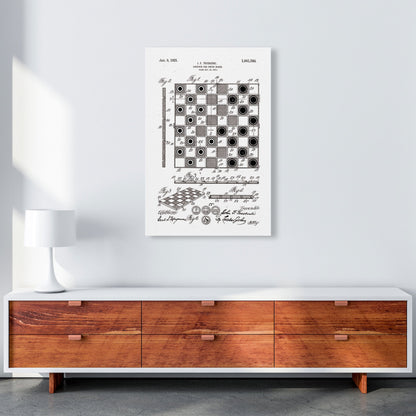 Avelena | Schach- und Damenbrett Patent Kunstdruck