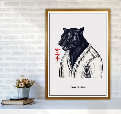Avelena | Black Panther Kunstdruck von Jason Stanley