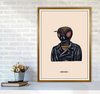 Avelena | Biker Bee Kunstdruck von Jason Stanley