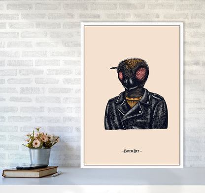 Avelena | Biker Bee Kunstdruck von Jason Stanley