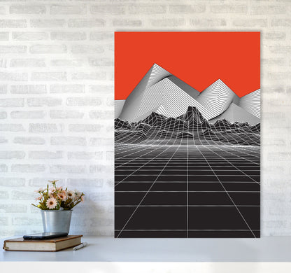 Avelena | Big Red Kunstdruck von Jason Stanley