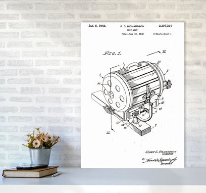Avelena | Cinema Spotlight Patent Kunstdruck