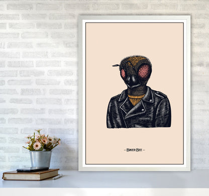 Avelena | Biker Bee Kunstdruck von Jason Stanley