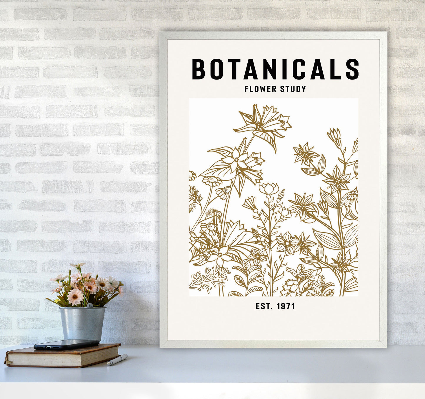 Avelena | Botanicals Flower Study II Kunstdruck