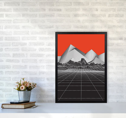 Avelena | Big Red Kunstdruck von Jason Stanley