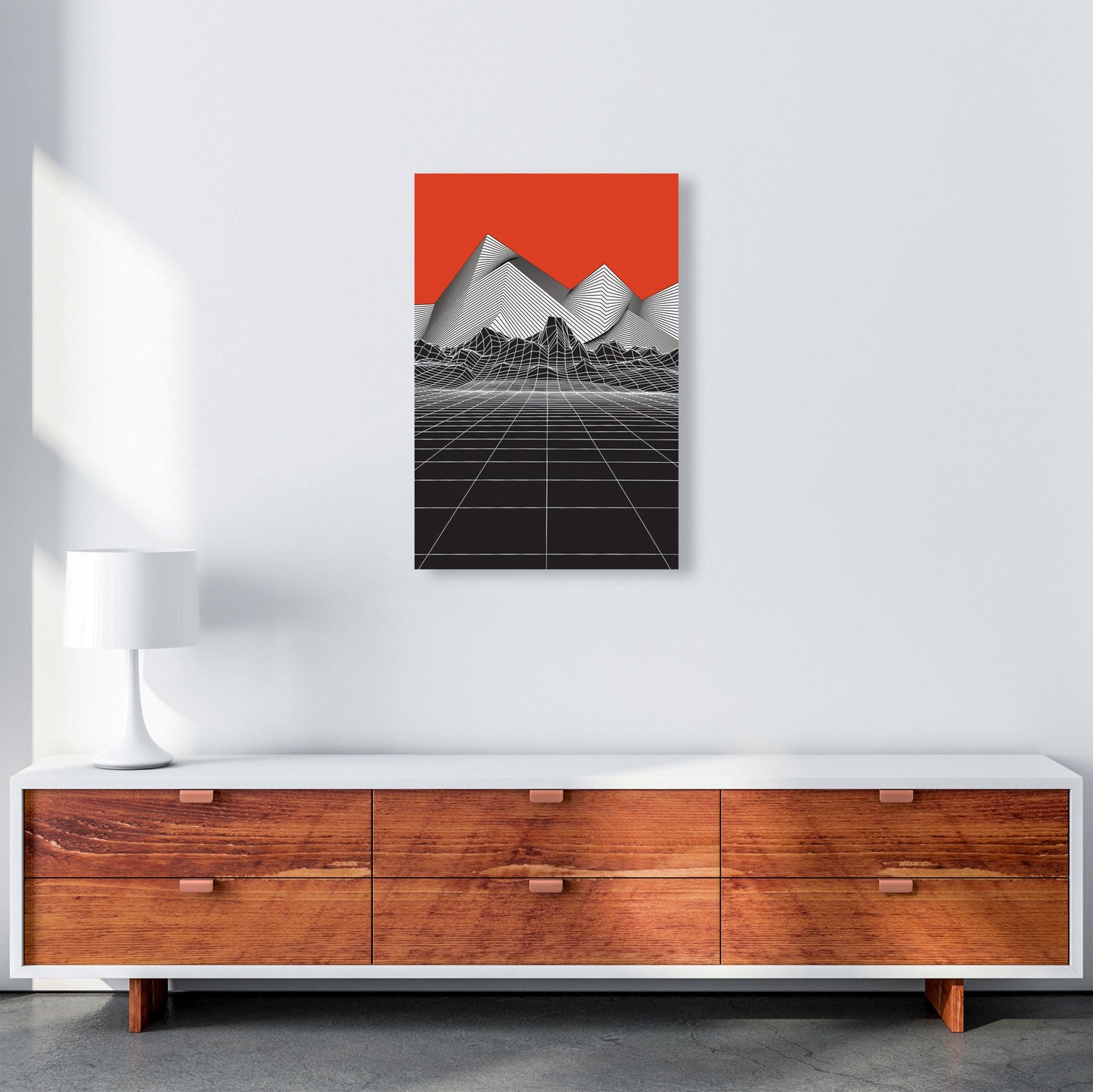 Avelena | Big Red Kunstdruck von Jason Stanley