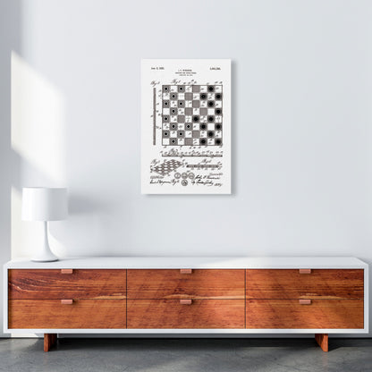 Avelena | Schach- und Damenbrett Patent Kunstdruck