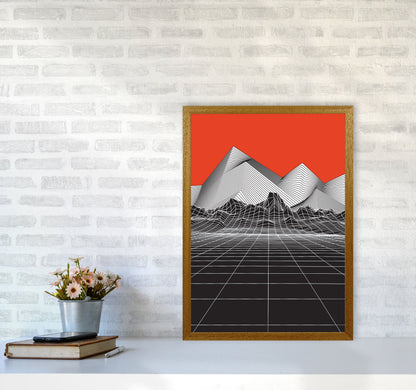 Avelena | Big Red Kunstdruck von Jason Stanley