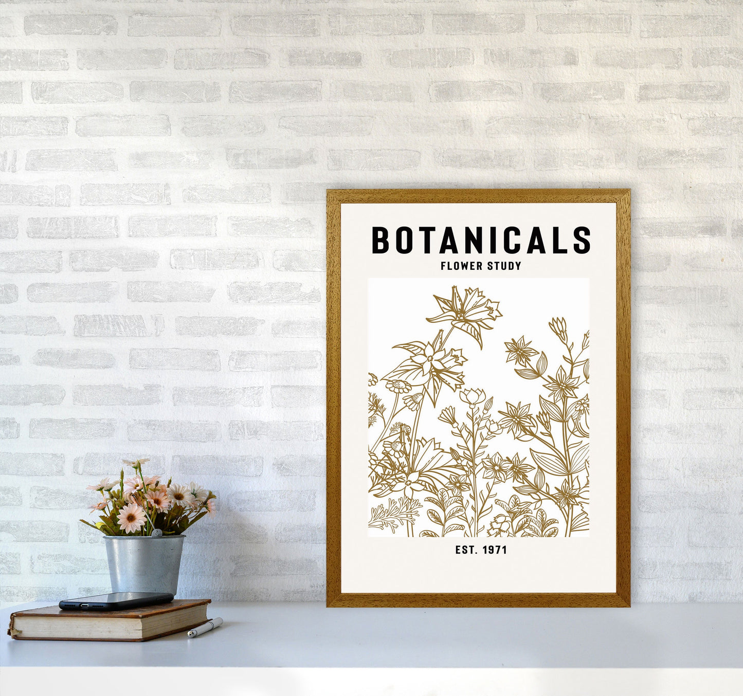 Avelena | Botanicals Flower Study II Kunstdruck