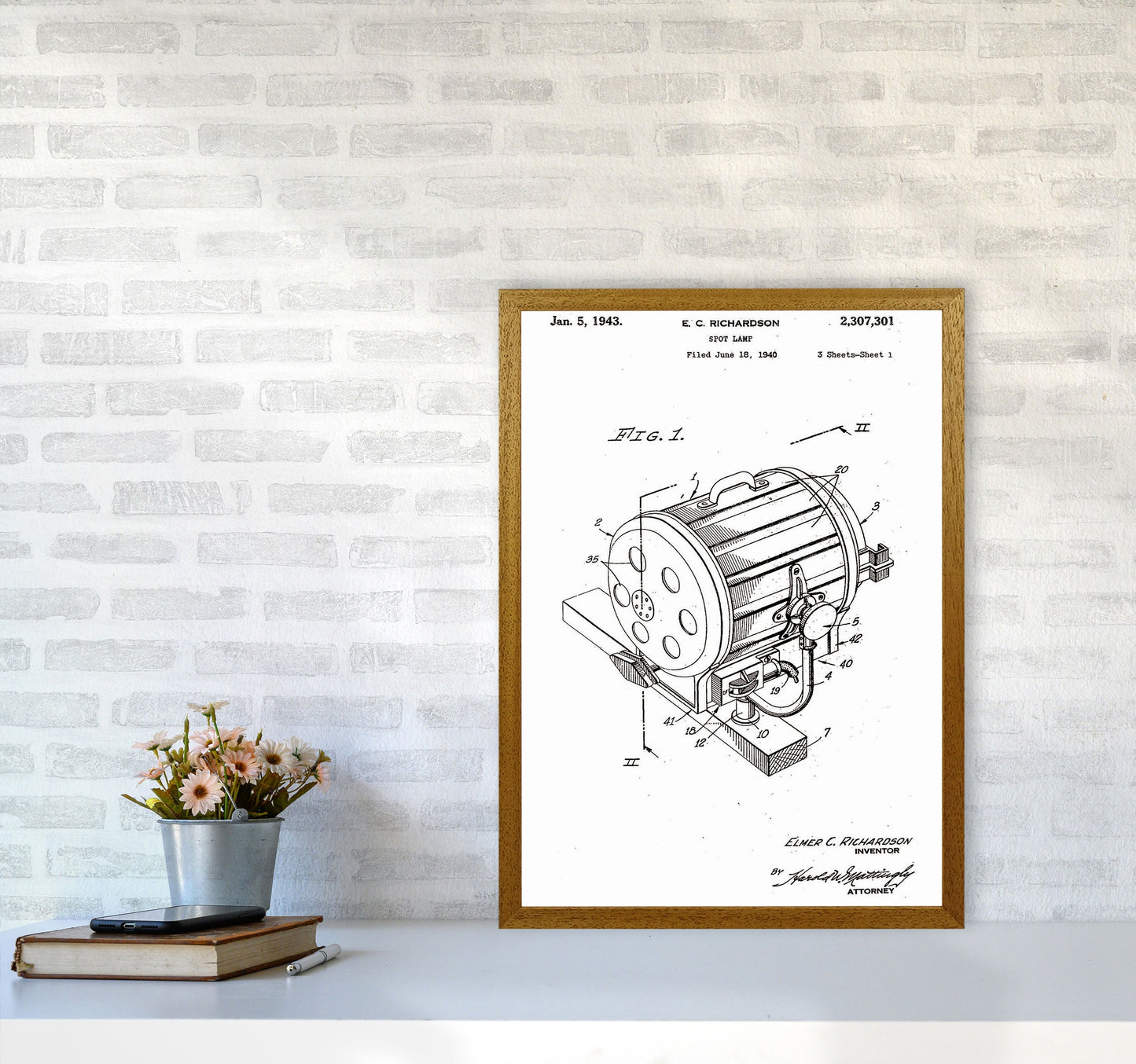 Avelena | Cinema Spotlight Patent Kunstdruck