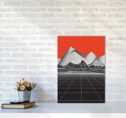 Avelena | Big Red Kunstdruck von Jason Stanley