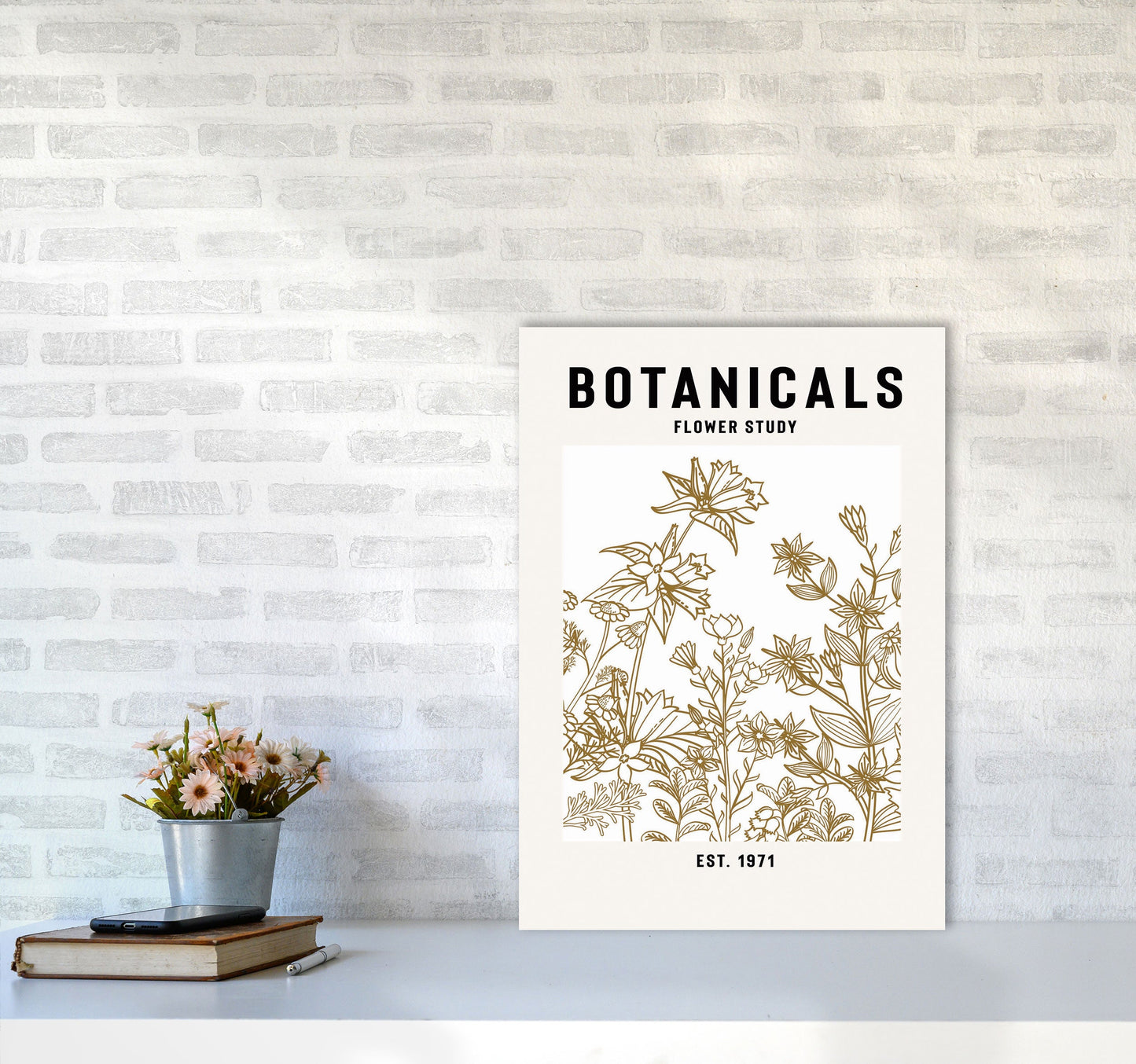 Avelena | Botanicals Flower Study II Kunstdruck