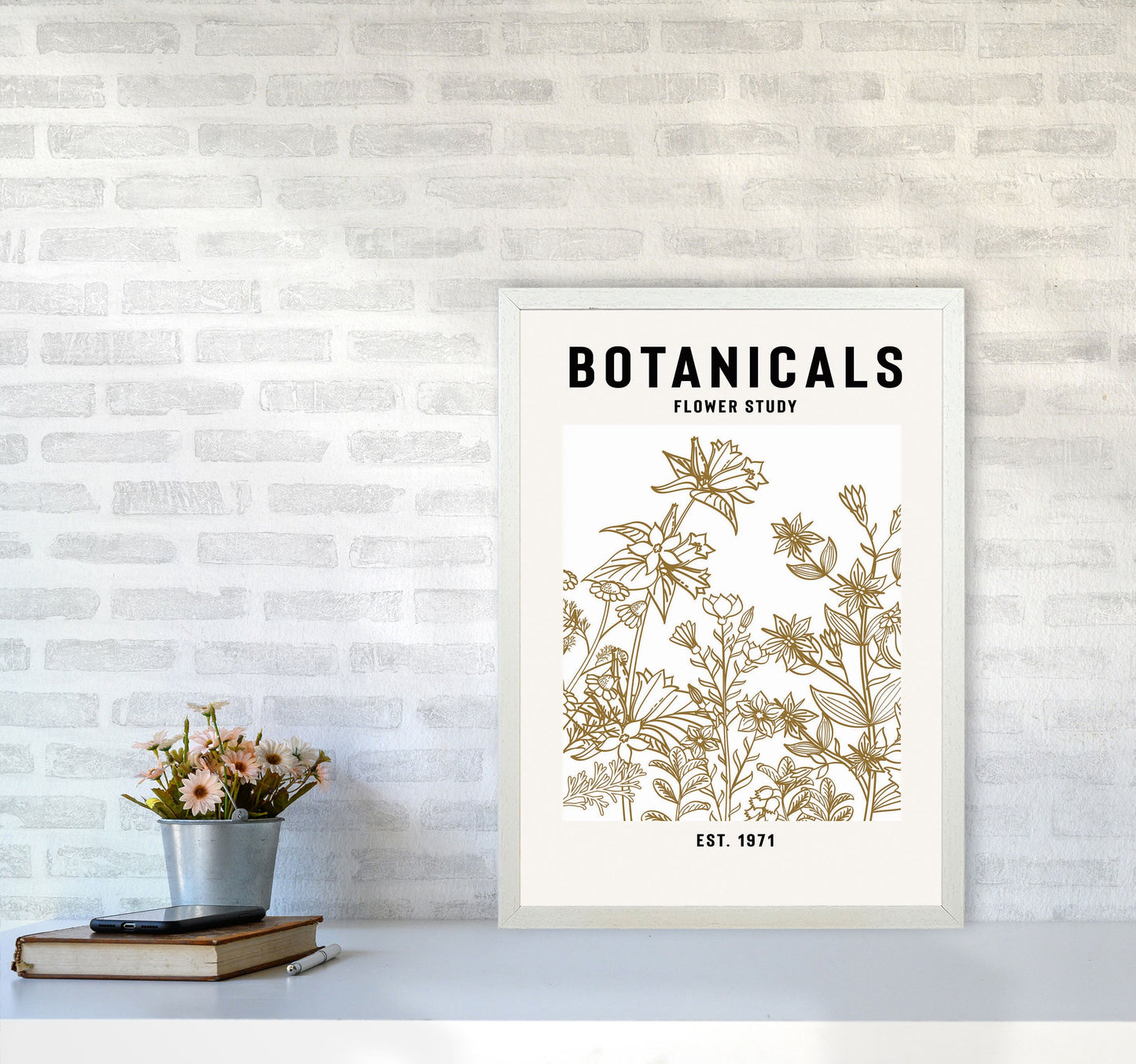 Avelena | Botanicals Flower Study II Kunstdruck