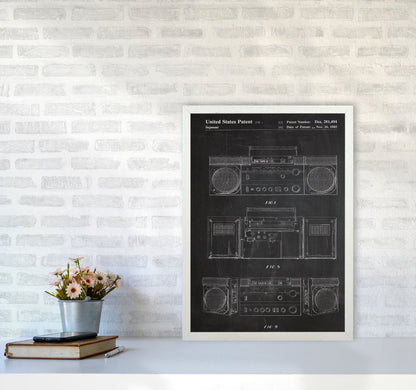Avelena | Boombox Patent Kunstdruck