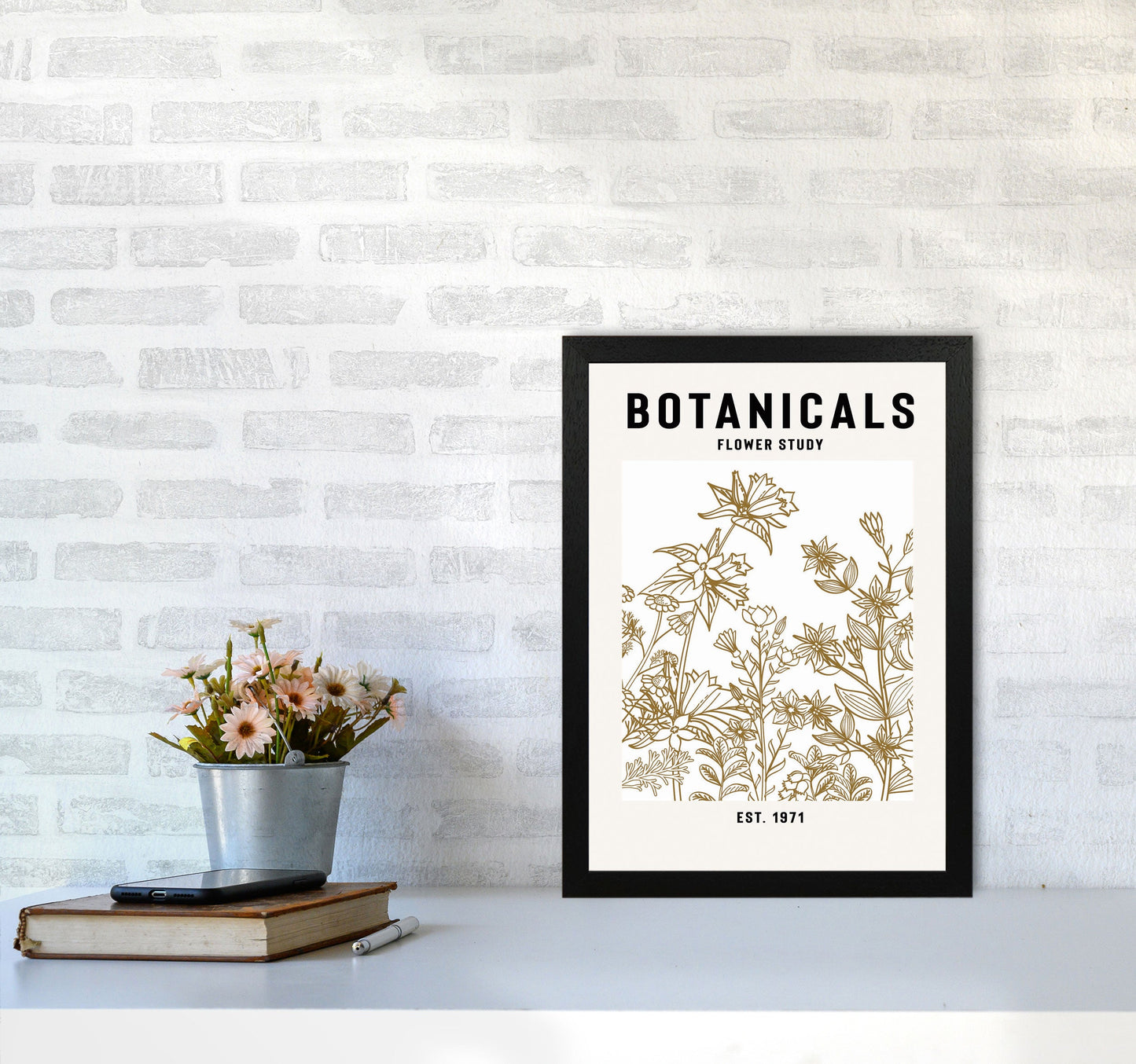 Avelena | Botanicals Flower Study II Kunstdruck