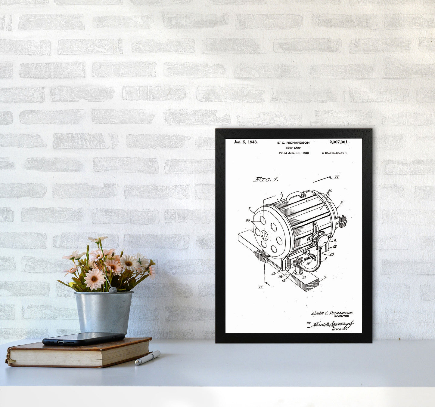 Avelena | Cinema Spotlight Patent Kunstdruck