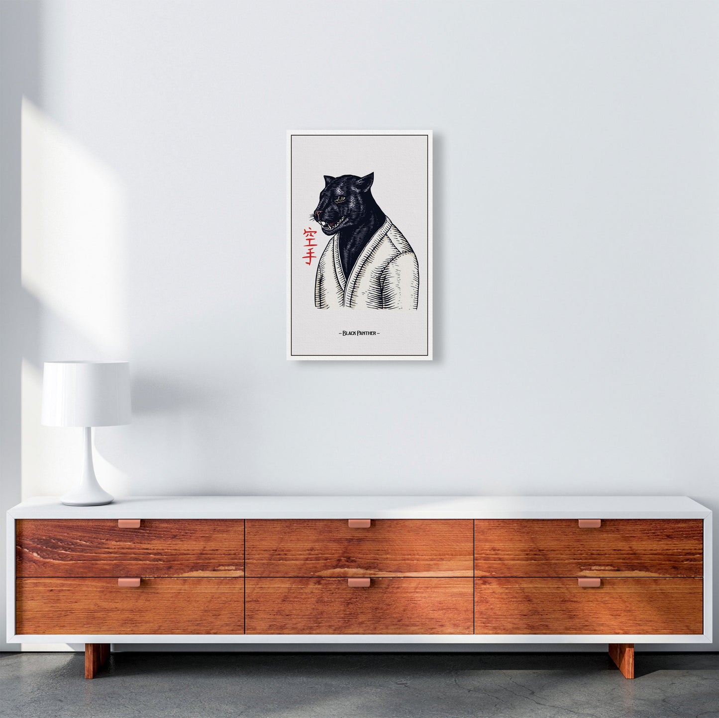 Avelena | Black Panther Kunstdruck von Jason Stanley