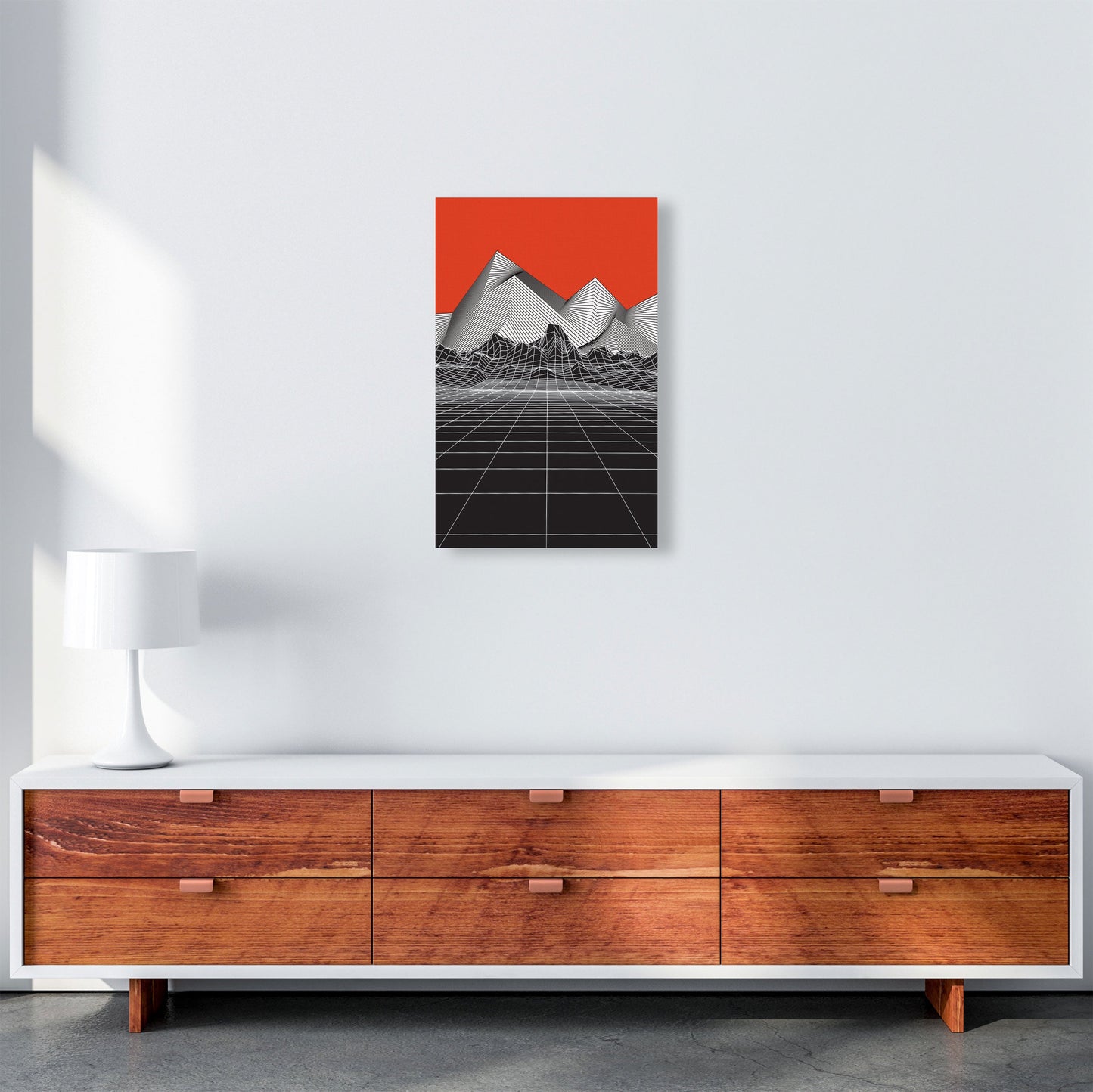 Avelena | Big Red Kunstdruck von Jason Stanley