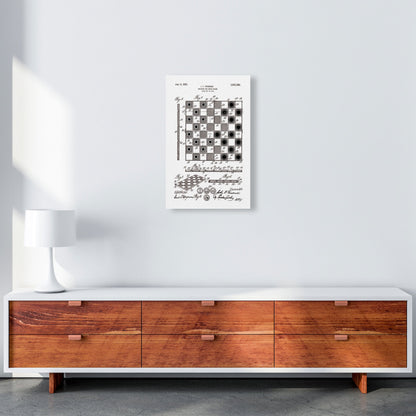 Avelena | Schach- und Damenbrett Patent Kunstdruck
