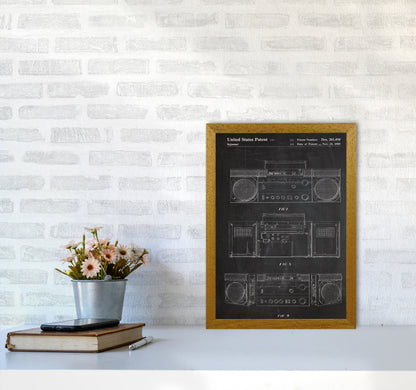 Avelena | Boombox Patent Kunstdruck
