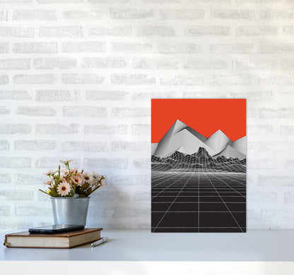 Avelena | Big Red Kunstdruck von Jason Stanley