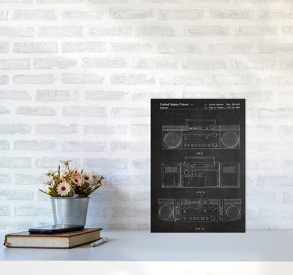 Avelena | Boombox Patent Kunstdruck