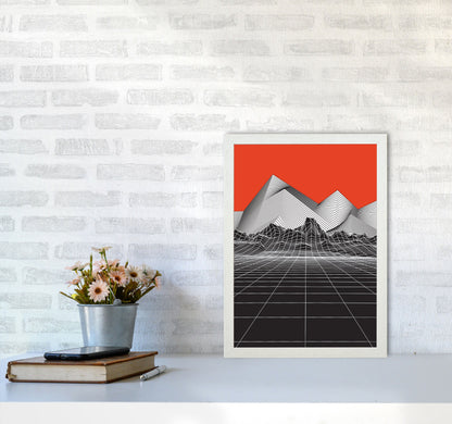 Avelena | Big Red Kunstdruck von Jason Stanley