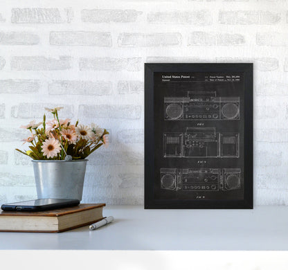 Avelena | Boombox Patent Kunstdruck