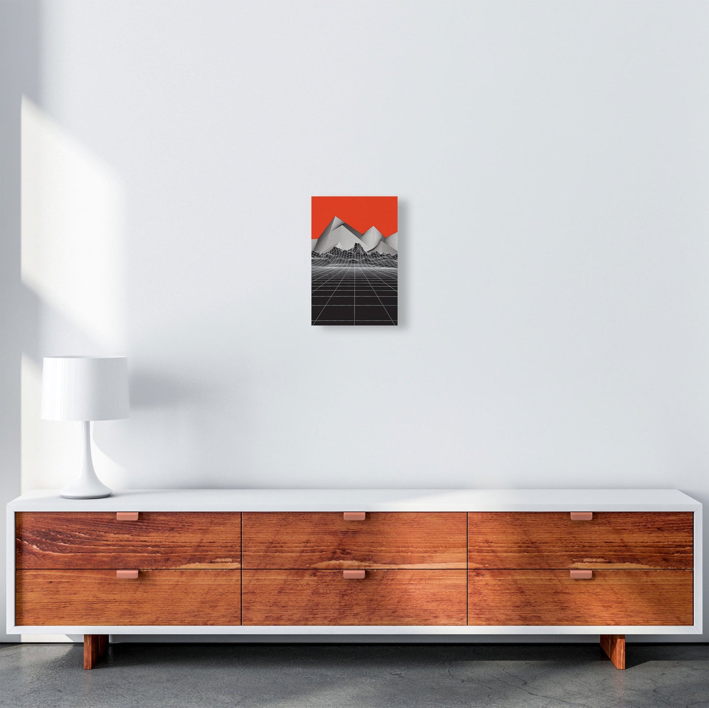 Avelena | Big Red Kunstdruck von Jason Stanley