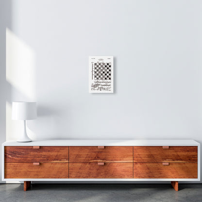 Avelena | Schach- und Damenbrett Patent Kunstdruck
